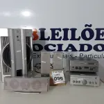 LOTE 096 - 01 CAIXA DE SOM MARCA SONY, 01 RÁDIO RECEIVER, 01 HOME THEATHER E 04 CAIXINHAS AVULSAS.  (NO ESTADO) ATENÇÃO! FAZER A VISITAÇÃO ANTES DE ARREMATAR, NÃO SABEMOS SE FUNCIONA. LEILÃO NÃO TEM GARANTIA E NEM DEVOLUÇÃO, SUJEITO A POSSÍVEIS AVARIAS VISÍVEIS/OCULTAS E/OU AUSÊNCIA DE COMPONENTES.