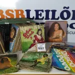 LOTE 037 - 01 LOTE COM APROXIMADAMENTE 100 DISCOS DE VINIL VARIADOS. (NO ESTADO) ATENÇÃO! FAZER A VISITAÇÃO ANTES DE ARREMATAR, NÃO SABEMOS SE FUNCIONA. LEILÃO NÃO TEM GARANTIA E NEM DEVOLUÇÃO, SUJEITO A POSSÍVEIS AVARIAS VISÍVEIS/OCULTAS E/OU AUSÊNCIA DE COMPONENTES.