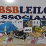 LOTE 223 - APROXIMADAMENTE 30 ITENS DIVERSOS (NO ESTADO, NÃO SABEMOS SE FUNCIONA. LEILÃO NÃO TEM GARANTIA E NEM DEVOLUÇÃO, SUJEITO A POSSÍVEIS AVARIAS VISÍVEIS/OCULTAS E/OU AUSÊNCIA DE COMPONENTES)
