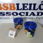 LOTE 151 - 02 GALÕES DE TINTA DE 3,6L AMARELO SOL MARCA QUALITEX. (NOVO) (NO ESTADO) ATENÇÃO! FAZER A VISITAÇÃO ANTES DE ARREMATAR, NÃO SABEMOS SE FUNCIONA. LEILÃO NÃO TEM GARANTIA E NEM DEVOLUÇÃO, SUJEITO A POSSÍVEIS AVARIAS VISÍVEIS/OCULTAS E/OU AUSÊNCIA DE COMPONENTES.