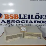 LOTE 046 - 02 ESTABILIZADORES 2000VA MS 110V. (NO ESTADO) ATENÇÃO! FAZER A VISITAÇÃO ANTES DE ARREMATAR, NÃO SABEMOS SE FUNCIONA. LEILÃO NÃO TEM GARANTIA E NEM DEVOLUÇÃO, SUJEITO A POSSÍVEIS AVARIAS VISÍVEIS/OCULTAS E/OU AUSÊNCIA DE COMPONENTES.