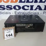 LOTE 144 - 01 PROJETOR MODELO PT-AE2000U MARCA PANASONIC. (NO ESTADO) ATENÇÃO! FAZER A VISITAÇÃO ANTES DE ARREMATAR, NÃO SABEMOS SE FUNCIONA. LEILÃO NÃO TEM GARANTIA E NEM DEVOLUÇÃO, SUJEITO A POSSÍVEIS AVARIAS VISÍVEIS/OCULTAS E/OU AUSÊNCIA DE COMPONENTES.