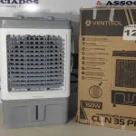 LOTE 129 - 01 - CLIMATIZADOR VENTISOL CLIR35PRO 35 LITROS 110V (NO ESTADO, NÃO SABEMOS SE FUNCIONA. LEILÃO NÃO TEM GARANTIA E NEM DEVOLUÇÃO, SUJEITO A POSSÍVEIS AVARIAS VISÍVEIS/OCULTAS E/OU AUSÊNCIA DE COMPONENTES)