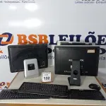 LOTE 132 - 03 ALL IN ONNE MARCAS E MODELOS DIVERSOS, 03 TECLADOS E 01 MOUSE SEM FIO COM AVARIAS. (NO ESTADO) ATENÇÃO! FAZER A VISITAÇÃO ANTES DE ARREMATAR, NÃO SABEMOS SE FUNCIONA. LEILÃO NÃO TEM GARANTIA E NEM DEVOLUÇÃO, SUJEITO A POSSÍVEIS AVARIAS VISÍVEIS/OCULTAS E/OU AUSÊNCIA DE COMPONENTES.