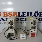 LOTE 046 - 02 ESTABILIZADORES 2000VA MS 110V. (NO ESTADO) ATENÇÃO! FAZER A VISITAÇÃO ANTES DE ARREMATAR, NÃO SABEMOS SE FUNCIONA. LEILÃO NÃO TEM GARANTIA E NEM DEVOLUÇÃO, SUJEITO A POSSÍVEIS AVARIAS VISÍVEIS/OCULTAS E/OU AUSÊNCIA DE COMPONENTES.