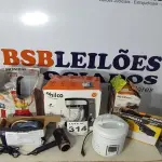 LOTE 314 - 07 – ELETRODOMÉSTICOS DIVERSOS (NO ESTADO, NÃO SABEMOS SE FUNCIONA. LEILÃO NÃO TEM GARANTIA E NEM DEVOLUÇÃO, SUJEITO A POSSÍVEIS AVARIAS VISÍVEIS/OCULTAS E/OU AUSÊNCIA DE COMPONENTES)