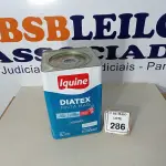 LOTE 286 - 01 LATA DE TINTA PARA INTERIORES IQUINE DIATEX BASE P ACRÍLICO FOSCO 18 L. (NOVO) (NO ESTADO) ATENÇÃO! FAZER A VISITAÇÃO ANTES DE ARREMATAR, NÃO SABEMOS SE FUNCIONA. LEILÃO NÃO TEM GARANTIA E NEM DEVOLUÇÃO, SUJEITO A POSSÍVEIS AVARIAS VISÍVEIS/OCULTAS E/OU AUSÊNCIA DE COMPONENTES.