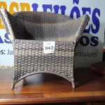 LOTE 047 - 01 CADEIRA JARDIM.  (NO ESTADO EM QUE SE ENCONTRA. SUJEITO A AVARIAS OCULTAS/VISÍVEIS.) AV9396X
