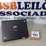 LOTE 181 - 01 NOTEBOOK SEM FONTE MARCA VECTOR.  (NO ESTADO) ATENÇÃO! FAZER A VISITAÇÃO ANTES DE ARREMATAR, NÃO SABEMOS SE FUNCIONA. LEILÃO NÃO TEM GARANTIA E NEM DEVOLUÇÃO, SUJEITO A POSSÍVEIS AVARIAS VISÍVEIS/OCULTAS E/OU AUSÊNCIA DE COMPONENTES.