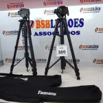 LOTE 386 - 02 TRIPES PARA CÂMERAS MARCA TOMATE. (NO ESTADO) ATENÇÃO! FAZER A VISITAÇÃO ANTES DE ARREMATAR, NÃO SABEMOS SE FUNCIONA. LEILÃO NÃO TEM GARANTIA E NEM DEVOLUÇÃO, SUJEITO A POSSÍVEIS AVARIAS VISÍVEIS/OCULTAS E/OU AUSÊNCIA DE COMPONENTES.