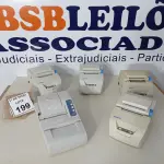 LOTE 199 - 05 IMPRESSORAS PARA CUPOM, SENDO 04 MARCA DIEBOLD. (NO ESTADO) ATENÇÃO! FAZER A VISITAÇÃO ANTES DE ARREMATAR, NÃO SABEMOS SE FUNCIONA. LEILÃO NÃO TEM GARANTIA E NEM DEVOLUÇÃO, SUJEITO A POSSÍVEIS AVARIAS VISÍVEIS/OCULTAS E/OU AUSÊNCIA DE COMPONENTES.