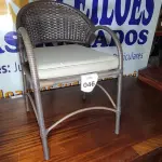 LOTE 046 - 01 CADEIRA JARDIM.  (NO ESTADO EM QUE SE ENCONTRA. SUJEITO A AVARIAS OCULTAS/VISÍVEIS.)  AV9974N