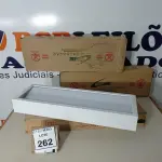LOTE 262 - 04 LUMINÁRIAS DE EMBUTIR MARCA LUMILUZ. (NO ESTADO) ATENÇÃO! FAZER A VISITAÇÃO ANTES DE ARREMATAR, NÃO SABEMOS SE FUNCIONA. LEILÃO NÃO TEM GARANTIA E NEM DEVOLUÇÃO, SUJEITO A POSSÍVEIS AVARIAS VISÍVEIS/OCULTAS E/OU AUSÊNCIA DE COMPONENTES.