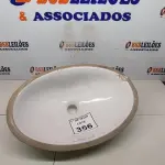 LOTE 356 - 01 CUBA PARA PIA DE BANHEIRO NA COR BRANCA (NOVO). (NO ESTADO) ATENÇÃO! FAZER A VISITAÇÃO ANTES DE ARREMATAR, NÃO SABEMOS SE FUNCIONA. LEILÃO NÃO TEM GARANTIA E NEM DEVOLUÇÃO, SUJEITO A POSSÍVEIS AVARIAS VISÍVEIS/OCULTAS E/OU AUSÊNCIA DE COMPONENTES.