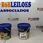 LOTE 323 - 02 GALÕES DE TINTA DE 3,6L AMARELO SOL MARCA QUALITEX. (NOVO) (NO ESTADO) ATENÇÃO! FAZER A VISITAÇÃO ANTES DE ARREMATAR, NÃO SABEMOS SE FUNCIONA. LEILÃO NÃO TEM GARANTIA E NEM DEVOLUÇÃO, SUJEITO A POSSÍVEIS AVARIAS VISÍVEIS/OCULTAS E/OU AUSÊNCIA DE COMPONENTES.