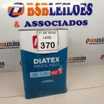 LOTE 370 - 01 LATA DE TINTA PARA INTERIORES IQUINE DIATEX BASE P ACRÍLICO FOSCO 18 L. (NOVO) (NO ESTADO) ATENÇÃO! FAZER A VISITAÇÃO ANTES DE ARREMATAR, NÃO SABEMOS SE FUNCIONA. LEILÃO NÃO TEM GARANTIA E NEM DEVOLUÇÃO, SUJEITO A POSSÍVEIS AVARIAS VISÍVEIS/OCULTAS E/OU AUSÊNCIA DE COMPONENTES.