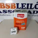 LOTE 248 - 01 LATA DE TINTA EXTERIOR/INTERIOR DE 16/18L DELANIL FOSCO BASE P MARCA IQUINE. (NOVO) (NO ESTADO) ATENÇÃO! FAZER A VISITAÇÃO ANTES DE ARREMATAR, NÃO SABEMOS SE FUNCIONA. LEILÃO NÃO TEM GARANTIA E NEM DEVOLUÇÃO, SUJEITO A POSSÍVEIS AVARIAS VISÍVEIS/OCULTAS E/OU AUSÊNCIA DE COMPONENTES.