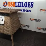LOTE 016 - 01 MESA DE CANTO DE JARDIM. (NO ESTADO EM QUE SE ENCONTRA. SUJEITO A AVARIAS OCULTAS/VISÍVEIS.) BH1523L