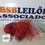 LOTE 295 - 01 LOTE COM FIOS DE NYLON PARA ROÇADEIRA. (NO ESTADO) ATENÇÃO! FAZER A VISITAÇÃO ANTES DE ARREMATAR, NÃO SABEMOS SE FUNCIONA. LEILÃO NÃO TEM GARANTIA E NEM DEVOLUÇÃO, SUJEITO A POSSÍVEIS AVARIAS VISÍVEIS/OCULTAS E/OU AUSÊNCIA DE COMPONENTES.