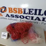 LOTE 295 - 01 LOTE COM FIOS DE NYLON PARA ROÇADEIRA. (NO ESTADO) ATENÇÃO! FAZER A VISITAÇÃO ANTES DE ARREMATAR, NÃO SABEMOS SE FUNCIONA. LEILÃO NÃO TEM GARANTIA E NEM DEVOLUÇÃO, SUJEITO A POSSÍVEIS AVARIAS VISÍVEIS/OCULTAS E/OU AUSÊNCIA DE COMPONENTES.