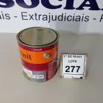 LOTE 277 - 01 LATA DE TINTA ESMALTE PARA MADEIRA E METAIS SUVINIL BRILHANTE AMARELO OURO 3,6L. (NO ESTADO) ATENÇÃO! FAZER A VISITAÇÃO ANTES DE ARREMATAR, NÃO SABEMOS SE FUNCIONA. LEILÃO NÃO TEM GARANTIA E NEM DEVOLUÇÃO, SUJEITO A POSSÍVEIS AVARIAS VISÍVEIS/OCULTAS E/OU AUSÊNCIA DE COMPONENTES.