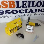LOTE 184 - 01 ESMERILHADEIRA ANGULAR BOM-9546 BOMVINK 220V 710W. (NOVO) (NO ESTADO) ATENÇÃO! FAZER A VISITAÇÃO ANTES DE ARREMATAR, NÃO SABEMOS SE FUNCIONA. LEILÃO NÃO TEM GARANTIA E NEM DEVOLUÇÃO, SUJEITO A POSSÍVEIS AVARIAS VISÍVEIS/OCULTAS E/OU AUSÊNCIA DE COMPONENTES.