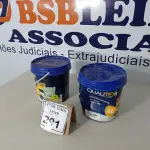 LOTE 291 - 02 GALÕES DE TINTA PARA INTERIORES DE 3,6L, SENDO 01 AMARELO SOL E 01 VERMELHO GUARANÁ MARCA QUALITEX. (NOVO) (NO ESTADO) ATENÇÃO! FAZER A VISITAÇÃO ANTES DE ARREMATAR, NÃO SABEMOS SE FUNCIONA. LEILÃO NÃO TEM GARANTIA E NEM DEVOLUÇÃO, SUJEITO A POSSÍVEIS AVARIAS VISÍVEIS/OCULTAS E/OU AUSÊNCIA DE COMPONENTES.