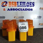 LOTE 086 - 10 SINALIZADORES SOLAR LIGHT GREN POWER. (NO ESTADO EM QUE SE ENCONTRA. SUJEITO A AVARIAS OCULTAS/VISÍVEIS.)