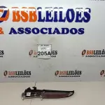 LOTE 205 - 01 FACA IMPORTADA AÇO INOXIDÁVEL CABO EM MADEIRA COM GUARDA E POMO FULL TANG BAINHA DE NYLON TAMANHO TOTAL 30CM PESO 288G JÁ AFIADA   (NOVO) (NO ESTADO) ATENÇÃO! FAZER A VISITAÇÃO ANTES DE ARREMATAR, NÃO SABEMOS SE FUNCIONA. LEILÃO NÃO TEM GARANTIA E NEM DEVOLUÇÃO, SUJEITO A POSSÍVEIS AVARIAS VISÍVEIS/OCULTAS E/OU AUSÊNCIA DE COMPONENTES.