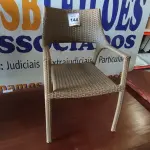LOTE 144 - 01 CADEIRA DE JARDIM. (NO ESTADO EM QUE SE ENCONTRA. SUJEITO A AVARIAS OCULTAS/VISÍVEIS.) BH1539L