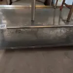 LOTE 127 - 01 BANCADA EM INOX. (NO ESTADO EM QUE SE ENCONTRA. SUJEITO A AVARIAS OCULTAS/VISÍVEIS.)