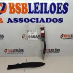 LOTE 265 - 01 FACA IMPORTADA AÇO INOXIDÁVEL CABO EM MADEIRA COM DETALHE DE ESCORPIÃO NA GUARDA FULL TANG BAINHA DE NYLON TAMANHO TOTAL 32CM PESO 390G JÁ AFIADA   (NOVO) (NO ESTADO) ATENÇÃO! FAZER A VISITAÇÃO ANTES DE ARREMATAR, NÃO SABEMOS SE FUNCIONA. LEILÃO NÃO TEM GARANTIA E NEM DEVOLUÇÃO, SUJEITO A POSSÍVEIS AVARIAS VISÍVEIS/OCULTAS E/OU AUSÊNCIA DE COMPONENTES.