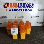 LOTE 087 - 10 SINALIZADORES SOLAR LIGHT GREN POWER. (NO ESTADO EM QUE SE ENCONTRA. SUJEITO A AVARIAS OCULTAS/VISÍVEIS.)