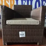 LOTE 197 - 01 CADEIRA DE JARDIM. (NO ESTADO EM QUE SE ENCONTRA. SUJEITO A AVARIAS OCULTAS/VISÍVEIS.) BH1552D