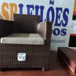 LOTE 217 - 01 CADEIRA DE JARDIM. (NO ESTADO EM QUE SE ENCONTRA. SUJEITO A AVARIAS OCULTAS/VISÍVEIS.) BH1552G