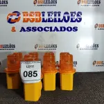 LOTE 085 - 09 SINALIZADORES SOLAR LIGHT GREN POWER. (NO ESTADO EM QUE SE ENCONTRA. SUJEITO A AVARIAS OCULTAS/VISÍVEIS.)