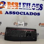 LOTE 311 - 01 TECLADO PARA COMPUTADORE. (NO ESTADO EM QUE SE ENCONTRA. SUJEITO A AVARIAS OCULTAS/VISÍVEIS.)