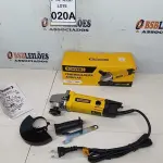 LOTE 020 - 01 ESMERILHADEIRA ANGULAR 220V 710W ACESSÓRIOS 1CHAVE 1PROTETOR 1MANOPLA  (NOVO) (NO ESTADO) ATENÇÃO! FAZER A VISITAÇÃO ANTES DE ARREMATAR, NÃO SABEMOS SE FUNCIONA. LEILÃO NÃO TEM GARANTIA E NEM DEVOLUÇÃO, SUJEITO A POSSÍVEIS AVARIAS VISÍVEIS/OCULTAS E/OU AUSÊNCIA DE COMPONENTES.