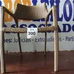 LOTE 200 - 01 CADEIRA DE JARDIM. (NO ESTADO EM QUE SE ENCONTRA. SUJEITO A AVARIAS OCULTAS/VISÍVEIS.) BH1539P