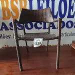 LOTE 229 - 01 CADEIRA DE JARDIM. (NO ESTADO EM QUE SE ENCONTRA. SUJEITO A AVARIAS OCULTAS/VISÍVEIS.) BH1551S