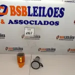 LOTE 267 - 01 MEGAFONE PEQUENO CINZA E 01 SINALIZADOR PARA CONE. (NO ESTADO EM QUE SE ENCONTRA. SUJEITO A AVARIAS OCULTAS/VISÍVEIS.)