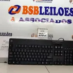 LOTE 285 - 01 TECLADO PARA COMPUTADORE. (NO ESTADO EM QUE SE ENCONTRA. SUJEITO A AVARIAS OCULTAS/VISÍVEIS.)