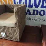 LOTE 210 - 01 POLTRONA DE JARDIM. (NO ESTADO EM QUE SE ENCONTRA. SUJEITO A AVARIAS OCULTAS/VISÍVEIS.) BH1539Y
