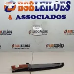 LOTE 300 - 01 FACA IMPORTADA AÇO INOXIDÁVEL CABO EM MADEIRA FULL TANG BAINHA DE NYLON TAMANHO TOTAL 38CM PESO 408G JÁ AFIADA  