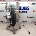 LOTE 270 - 01 CAFETEIRA ELÉTRICA INOX. (NO ESTADO) ATENÇÃO! FAZER A VISITAÇÃO ANTES DE ARREMATAR, NÃO SABEMOS SE FUNCIONA, LEILÃO NÃO TEM GARANTIA E NEM DEVOLUÇÃO, SUJEITO A POSSÍVEIS AVARIAS VISÍVEIS/OCULTAS E/OU AUSÊNCIA DE COMPONENTES.