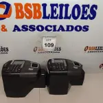 LOTE 109 - 02 RELÓGIOS DE PONTO. (NO ESTADO) ATENÇÃO! FAZER A VISITAÇÃO ANTES DE ARREMATAR, NÃO SABEMOS SE FUNCIONA, LEILÃO NÃO TEM GARANTIA E NEM DEVOLUÇÃO, SUJEITO A POSSÍVEIS AVARIAS VISÍVEIS/OCULTAS E/OU AUSÊNCIA DE COMPONENTES.