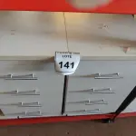 LOTE 141 - 02 GAVETEIROS DE ESCRITÓRIO. (NO ESTADO) ATENÇÃO! FAZER A VISITAÇÃO ANTES DE ARREMATAR, NÃO SABEMOS SE FUNCIONA, LEILÃO NÃO TEM GARANTIA E NEM DEVOLUÇÃO, SUJEITO A POSSÍVEIS AVARIAS VISÍVEIS/OCULTAS E/OU AUSÊNCIA DE COMPONENTES.