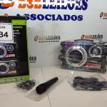 LOTE 034 - 01 CAIXA DE SOM ECOPOWER KARAOKÊ BLUETOOTH MODELO EP-2220 COM CONTROLE, CARREGADOR E MICROFONE COLORIDO. (NO ESTADO) ATENÇÃO! FAZER A VISITAÇÃO ANTES DE ARREMATAR, NÃO SABEMOS SE FUNCIONA, LEILÃO NÃO TEM GARANTIA E NEM DEVOLUÇÃO, SUJEITO A POSSÍVEIS AVARIAS VISÍVEIS/OCULTAS E/OU AUSÊNCIA DE COMPONENTES.
