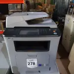 LOTE 278 - 01 IMPRESSORA MULTIFUNCIONAL COM TONNER SCX-5835NX MARCA SAMSUNG. (NO ESTADO) ATENÇÃO! FAZER A VISITAÇÃO ANTES DE ARREMATAR, NÃO SABEMOS SE FUNCIONA, LEILÃO NÃO TEM GARANTIA E NEM DEVOLUÇÃO, SUJEITO A POSSÍVEIS AVARIAS VISÍVEIS/OCULTAS E/OU AUSÊNCIA DE COMPONENTES.