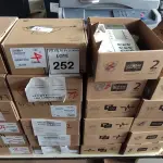 LOTE 252 - 23 APARELHOS TELEFÔNICOS MARCA ERICSSON. (NO ESTADO) ATENÇÃO! FAZER A VISITAÇÃO ANTES DE ARREMATAR, NÃO SABEMOS SE FUNCIONA, LEILÃO NÃO TEM GARANTIA E NEM DEVOLUÇÃO, SUJEITO A POSSÍVEIS AVARIAS VISÍVEIS/OCULTAS E/OU AUSÊNCIA DE COMPONENTES.
